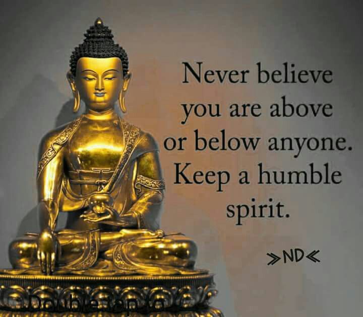 Buddhist quotes humble spirit 