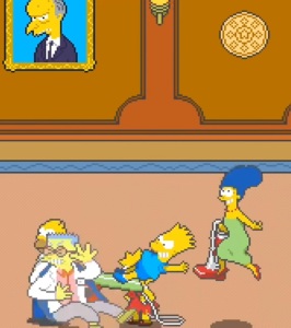 Mr Smithers The Simpsons Arcade Konami 