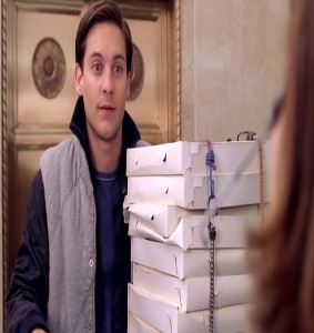 Pizza time Spider-Man 2 Tobey Maguire 