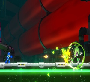 Acid Man boss fight Mega Man 11 