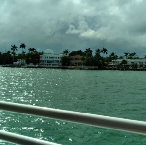 Millionaire houses Biscayne Bay Miami Florida 