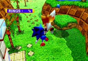 Sonic and Tails 3D levels Sonic Jam Sega Saturn 