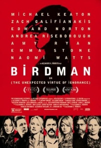 Birdman 2014 movie poster Michael Keaton 