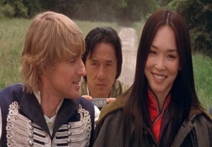 Owen Wilson Jackie Chan Fann Wong Shanghai Knights 2003 movie