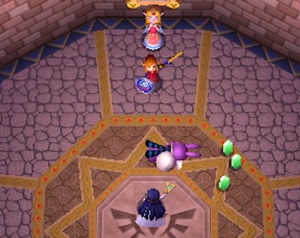 Ravio saves Link and Zelda from Hilda The Legend of Zelda: A Link Between Worlds Nintendo 3DS 