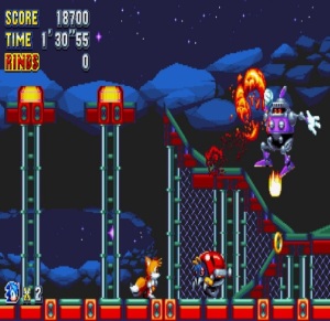 Boss fight Heavy Rider Sonic Mania Nintendo Switch Xbox One PS4 Sega