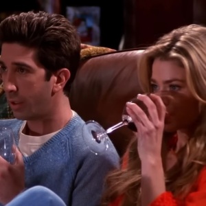 Ross Geller makes a move on his cousin Friends sitcom David Schwimmer Denise Richards 