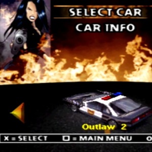 Jamie Roberts Outlaw 2 Twisted Metal 2 Sony Playstation PS1 