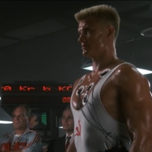 Ivan Drago at the training facility in Russia Rocky IV Dolph Lundgren